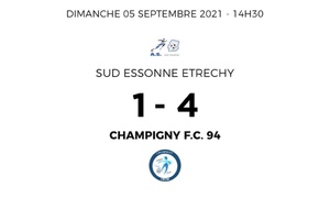 2ème Tour de coupe de France.Victoire4-1 de notre équipe Seniors R2 contre Sud Essonne ETRECHY….                                   Prochain Tour (3ème)contre MENUCOURT AS, le dimanche 19 septembre 2021.