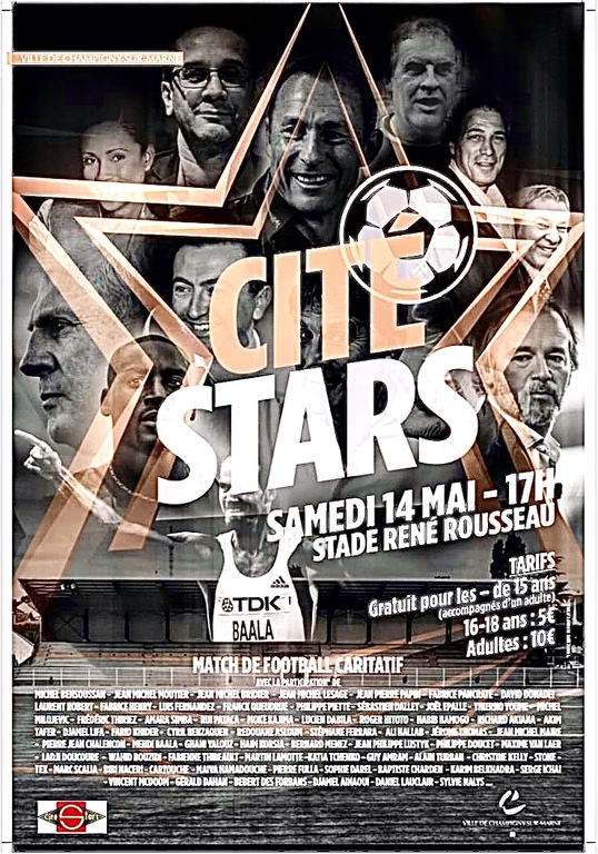 ⭐️ CITÉS STARS, match de football caritatif ⭐️